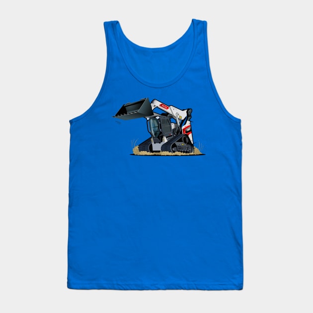 Cartoon skid steer Tank Top by Mechanik